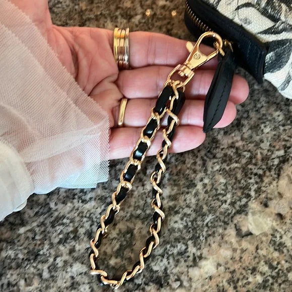 Gucci Black and Beige Floral Herbarium Bag